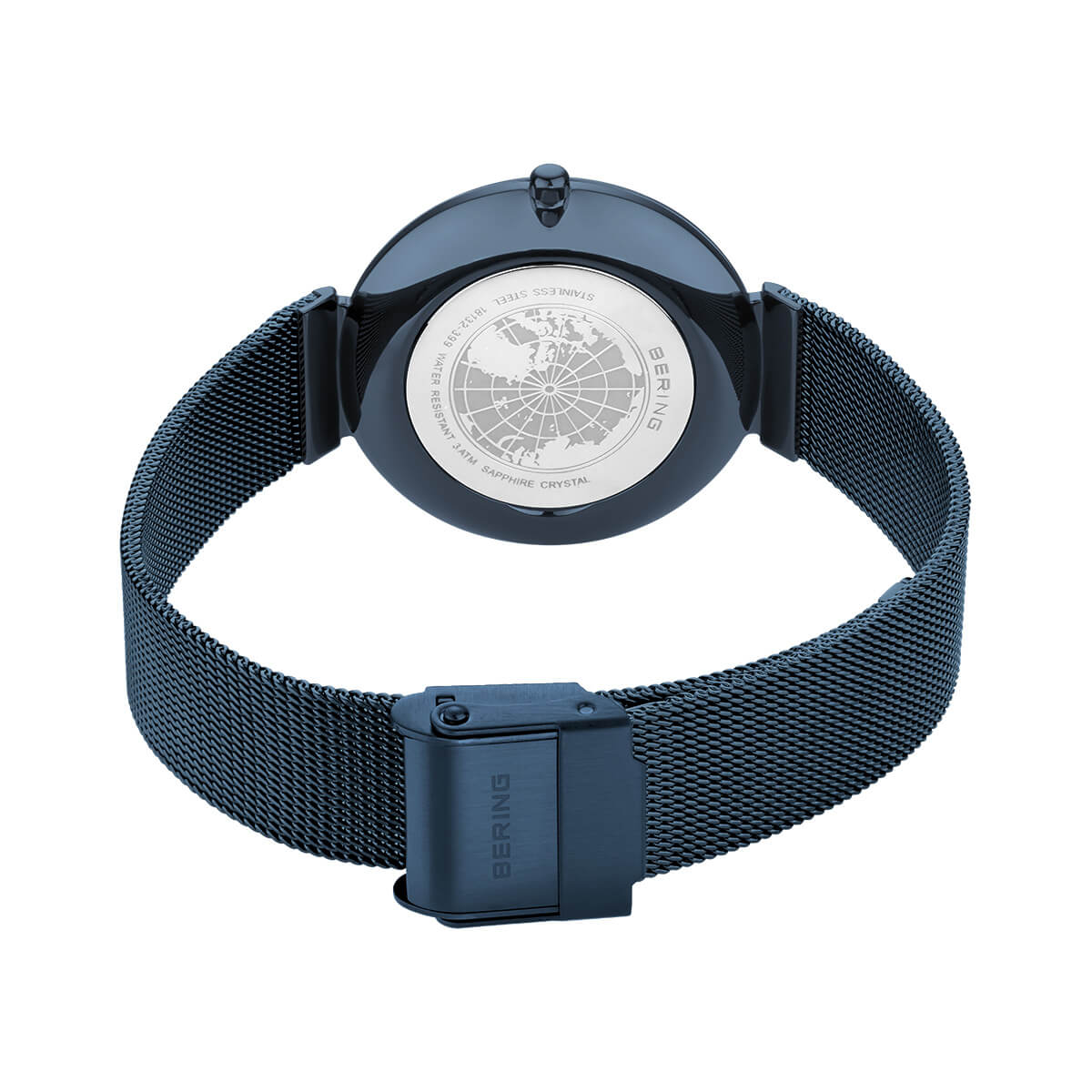 Bering Classic Blue Stainless Steel Women's Quartz Watch - 18132-399