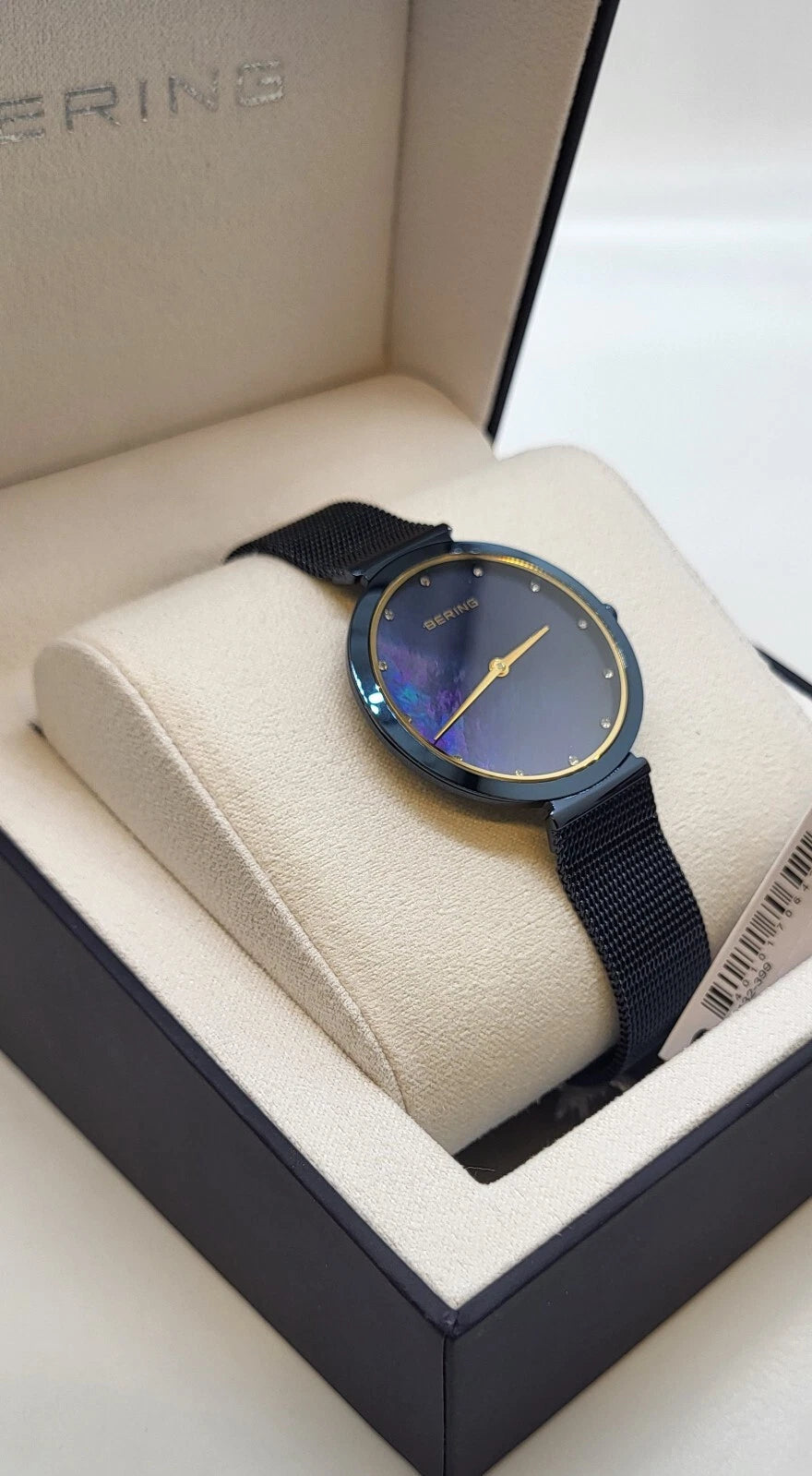 Bering Classic Blue Stainless Steel Women's Quartz Watch - 18132-399