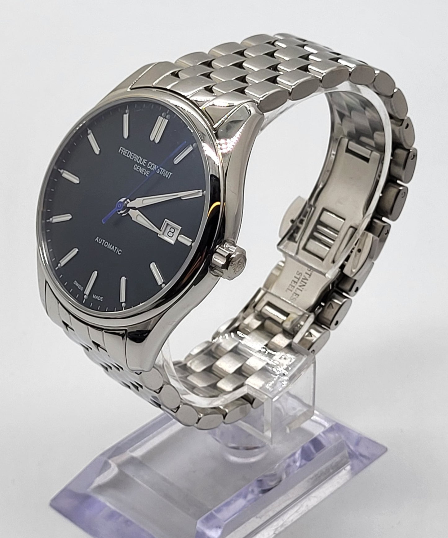 Frederique Constant - Classic Green Dial Stainless Men's Automatic Watch - FC-303GR5B6B (USED)
