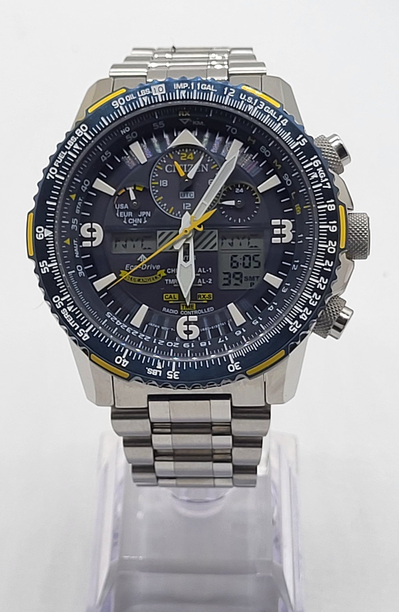 Citizen Promaster Skyhawk A-T Chronograph Dial Men's Quartz Watch JY8078-52L(USED)