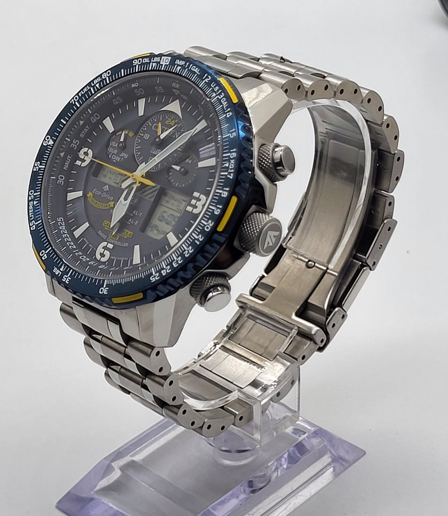 Citizen Promaster Skyhawk A-T Chronograph Dial Men's Quartz Watch JY8078-52L(USED)