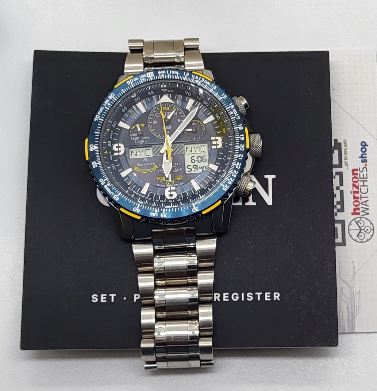 Citizen Promaster Skyhawk A-T Chronograph Dial Men's Quartz Watch JY8078-52L(USED)