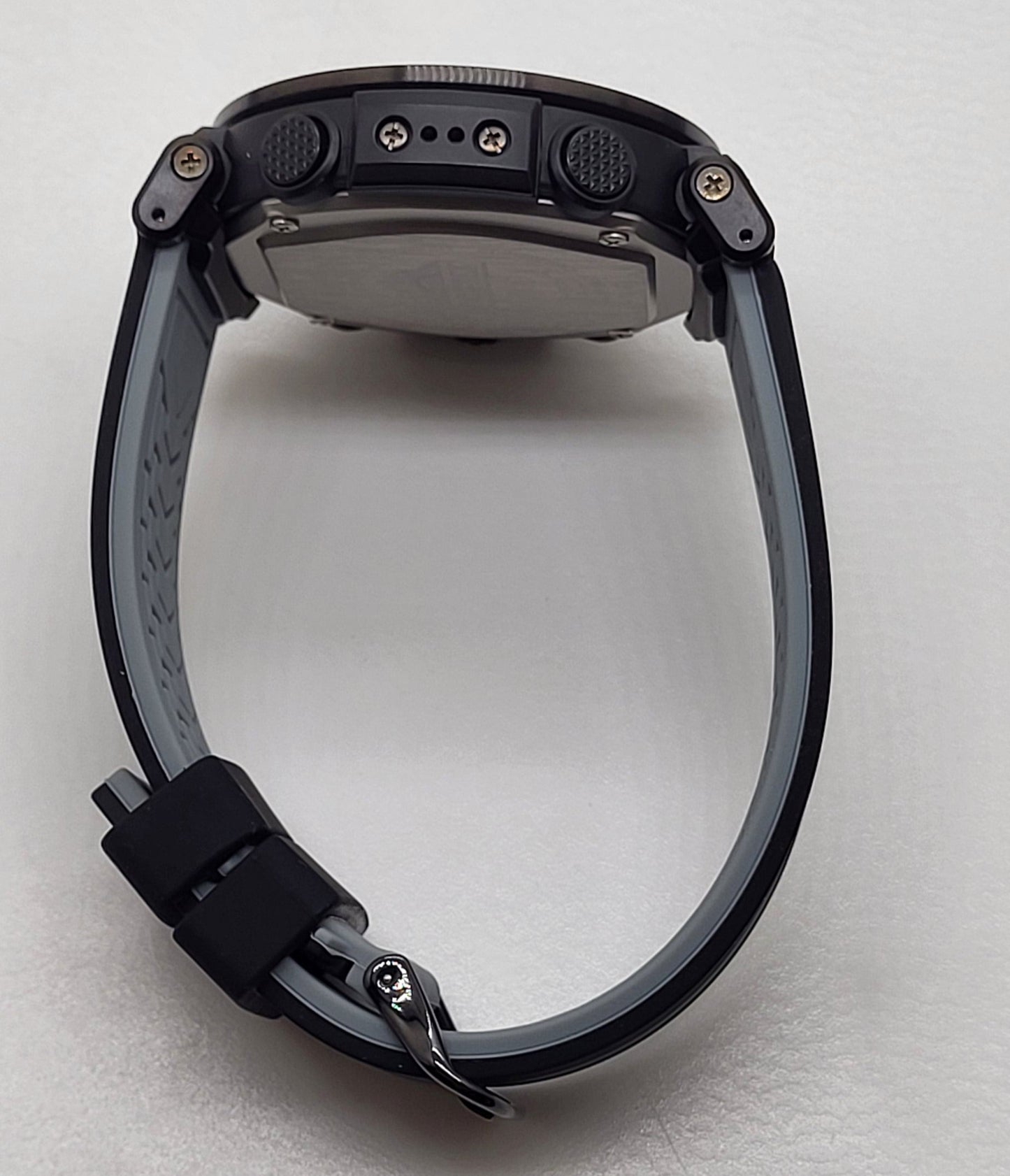 Casio - PROTREK, 51.5mm Black Stainless Steel Case Black Silicone Band Digital Quartz - PRW6600Y-1A9 (USED)