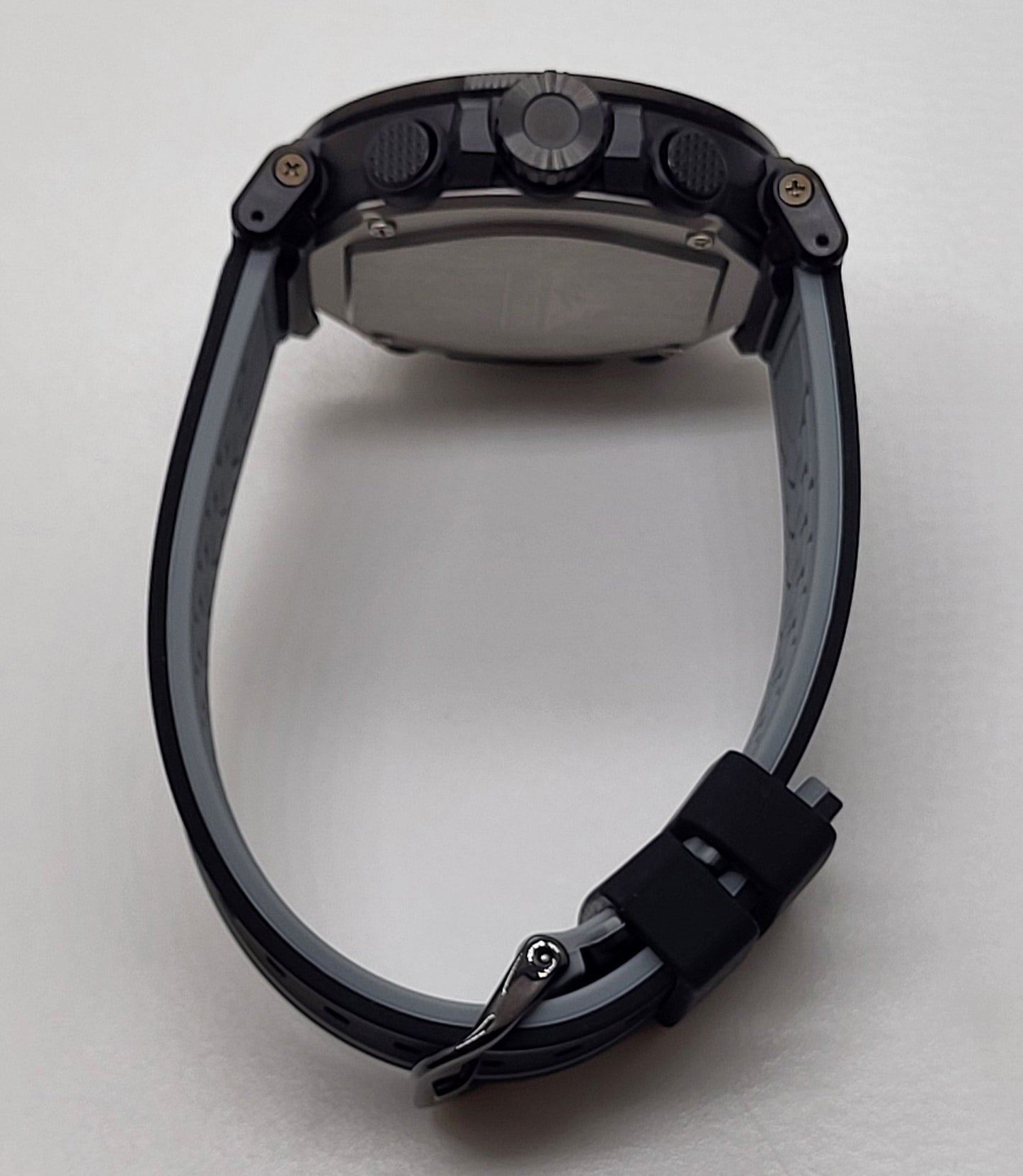 Casio - PROTREK, 51.5mm Black Stainless Steel Case Black Silicone Band Digital Quartz - PRW6600Y-1A9 (USED)