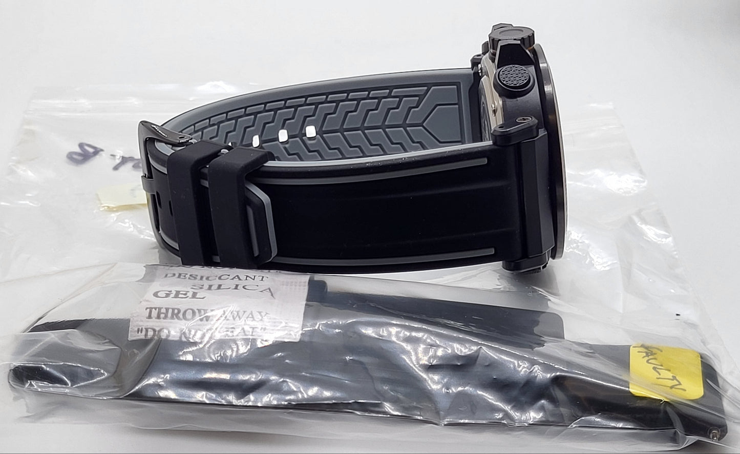 Casio - PROTREK, 51.5mm Black Stainless Steel Case Black Silicone Band Digital Quartz - PRW6600Y-1A9 (USED)