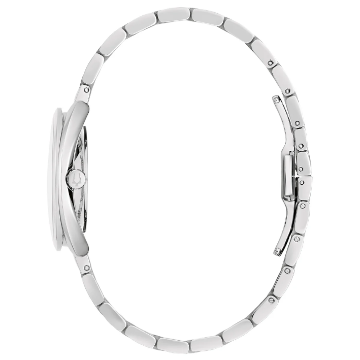 Bulova - Classic Diamond Malachite Stainless Steel Women's Quartz Watch - 96P256