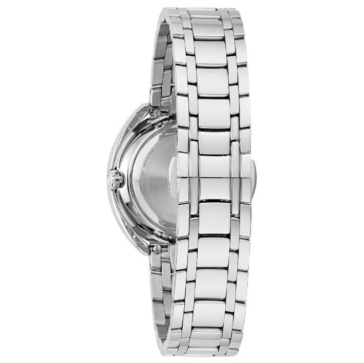 Bulova - Classic Diamond Malachite Stainless Steel Women's Quartz Watch - 96P256
