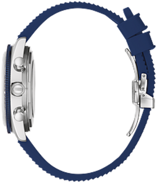 Bulova - Surfboard, Chronograph Stainless Steel Blue Dial Men's Watch - 98A253