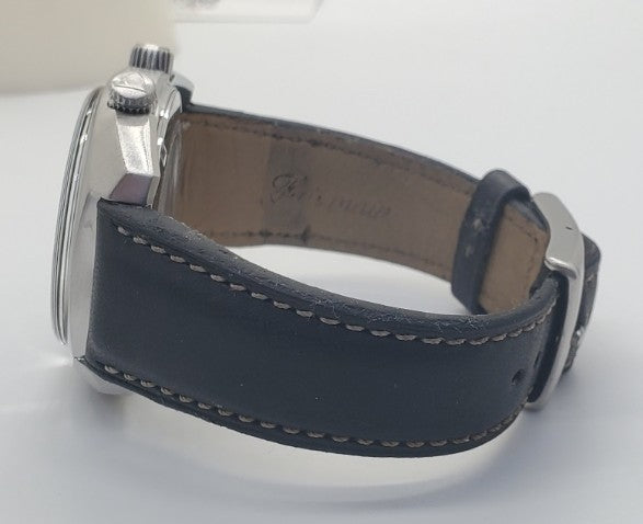 Alpina - Startimer Pilot Black Leather Men's Automatic Watch - AL-555N4H6