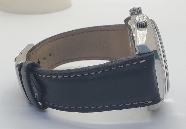 Alpina - Startimer Pilot Black Leather Men's Automatic Watch - AL-555N4H6