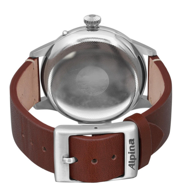 Alpina - Startimer, Stainless Steel Brown Leather Men's Automatic Watch - AL525KBG4SH6(USED)