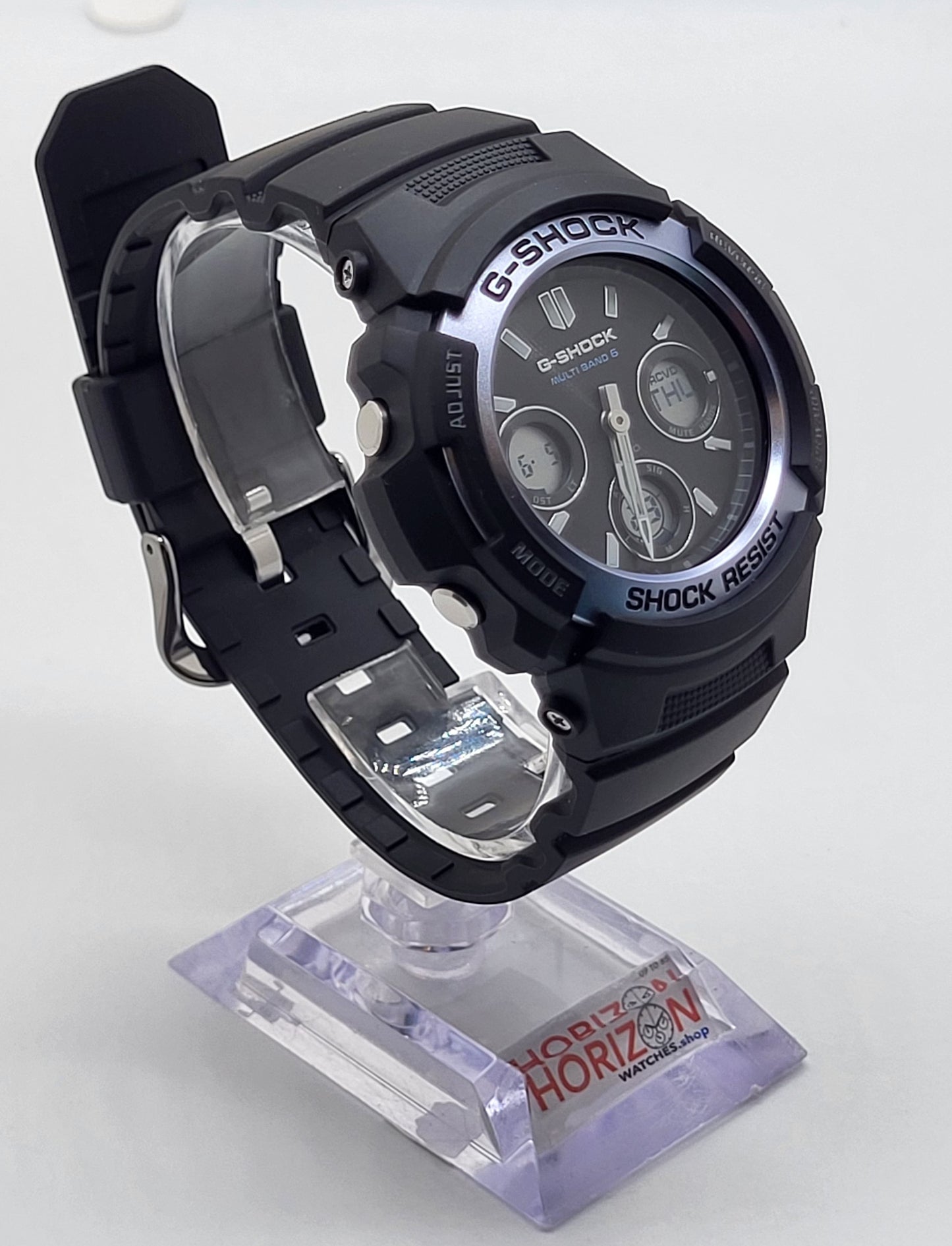 Casio G-Shock 45mm Black Resin Case with Black Resin Band Men's Wristwatch AWGM100FP1A2