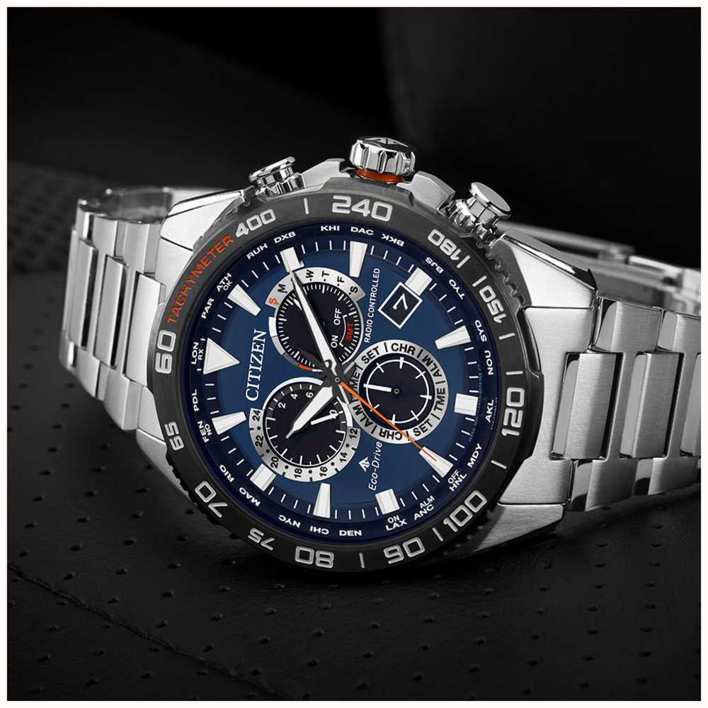 Citizen Eco-Drive Promaster Blue Chronograph Dial Men's Quartz Watch - CB5034-58L