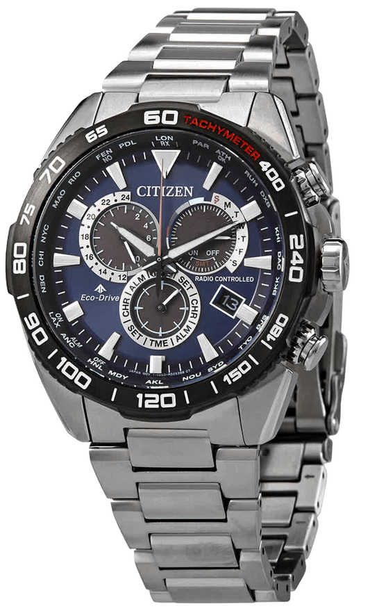 Citizen Eco-Drive Promaster Blue Chronograph Dial Men's Quartz Watch - CB5034-58L