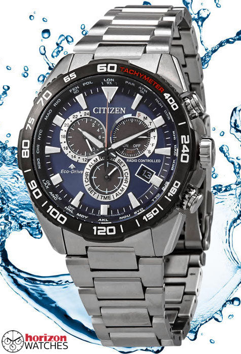 Citizen Eco-Drive Promaster Blue Chronograph Dial Men's Quartz Watch - CB5034-58L