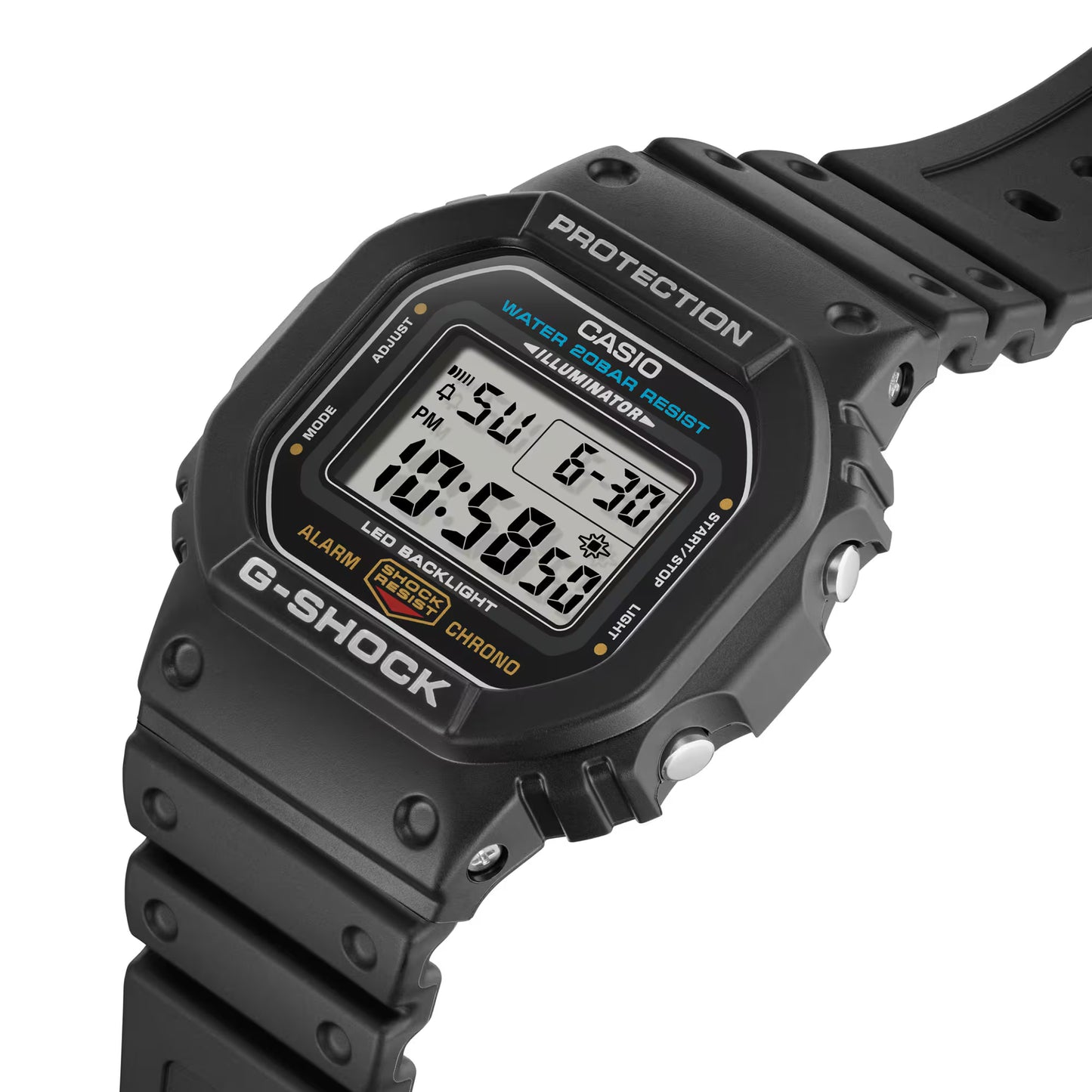 Casio Classic G-Shock Black Digital Men's Quartz Watch DW5600E-1V