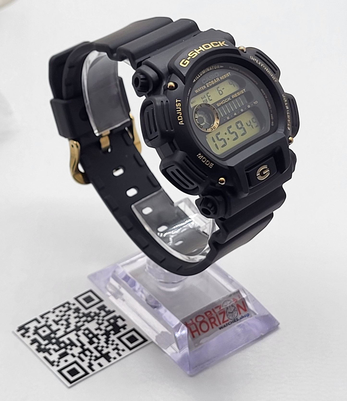 Casio - G-Shock, Black Classic Digital Shock Resistant Watch DW9052GBX-1A4