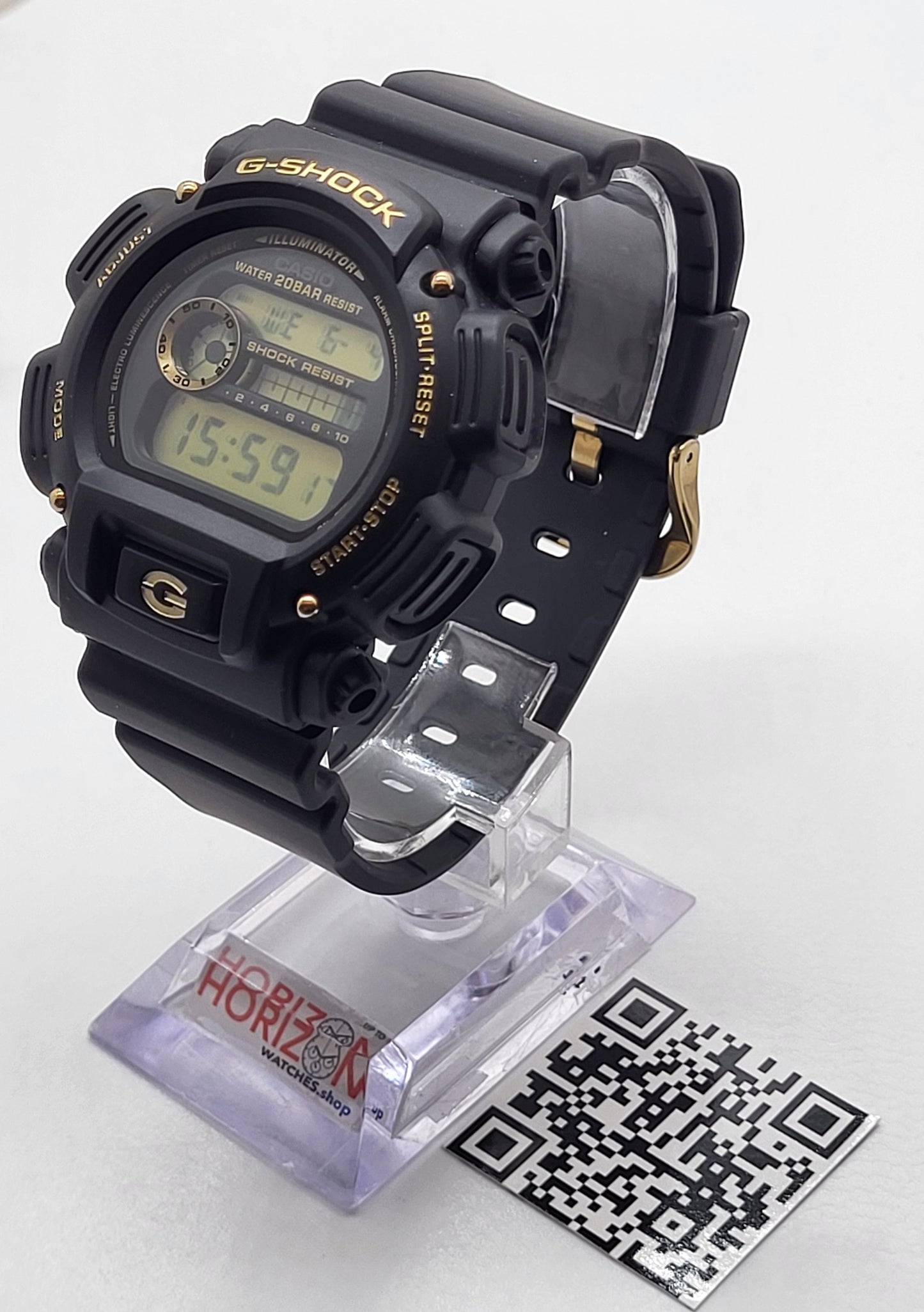 Casio - G-Shock, Black Classic Digital Shock Resistant Watch DW9052GBX-1A4