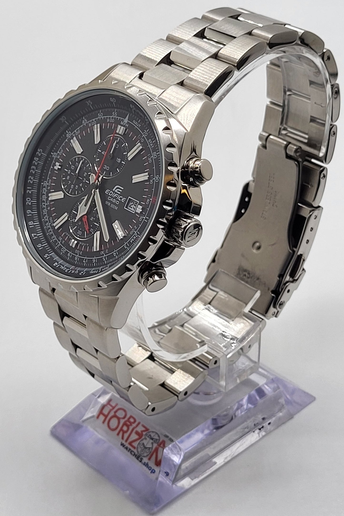 CASIO - EDIFICE , Stainless Steel Chrono Men's Quartz Watch - EF527D-1AV