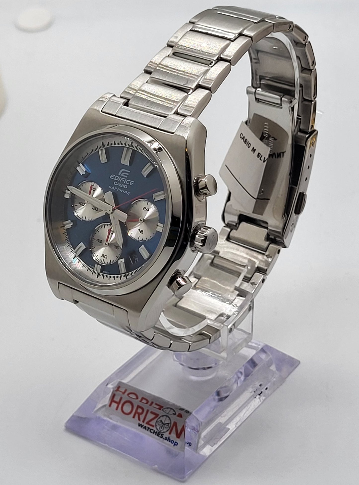 Casio - EDIFICE Chronograph Stainless Steel Men's Quartz Watch - EFB-730D-2AV(USED)