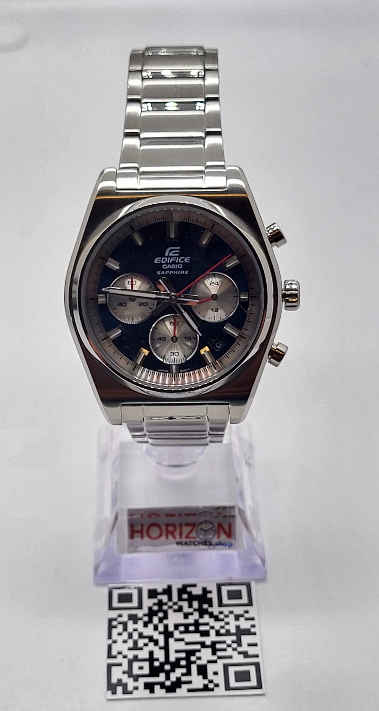 Casio - EDIFICE Chronograph Stainless Steel Men's Quartz Watch - EFB-730D-2AV(USED)