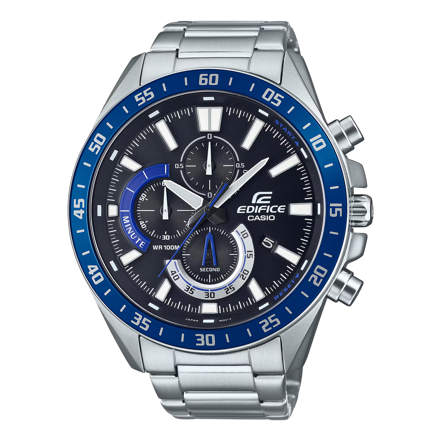 CASIO EDIFICE, Black Chronograph Stainless Men's Quartz Watch EFV620D-1A2V