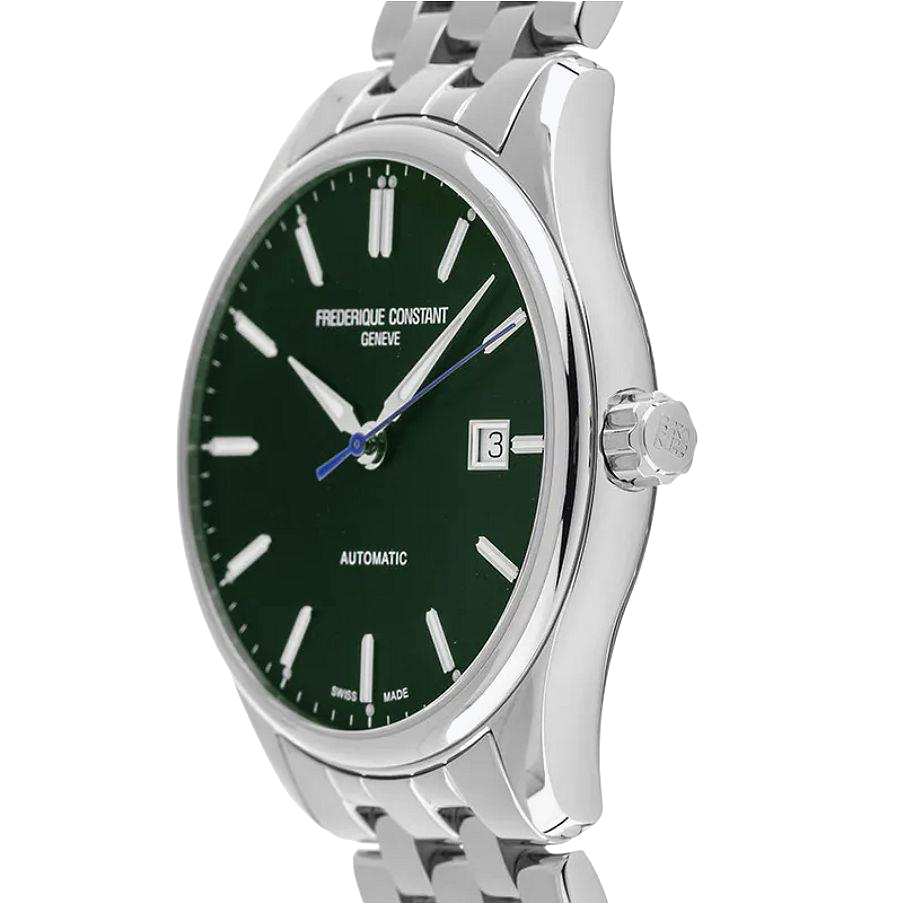 Frederique Constant - Classic Green Dial Stainless Men's Automatic Watch - FC-303GR5B6B (USED)