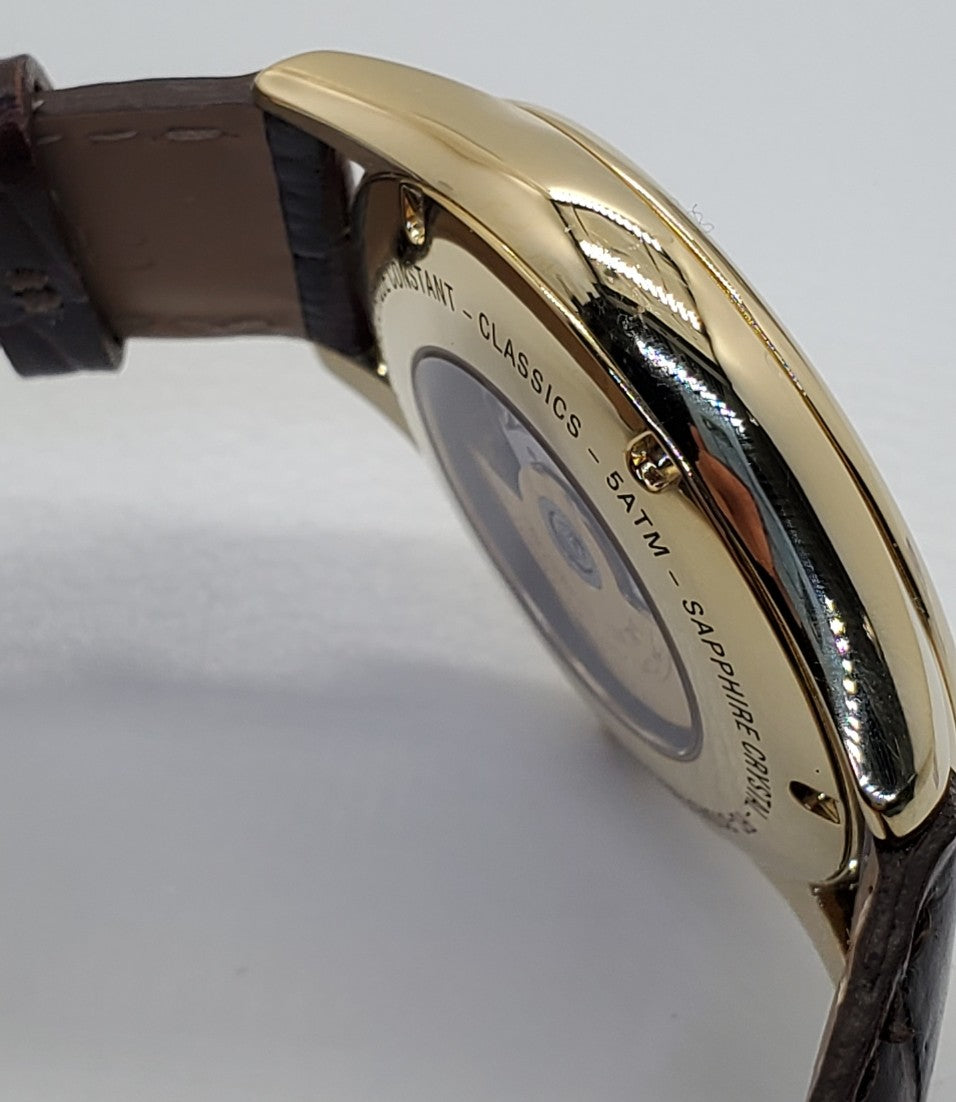 Frédérique Constant Classic Heartbeat Gold Men's Automatic Watch - FC-310MS5B5