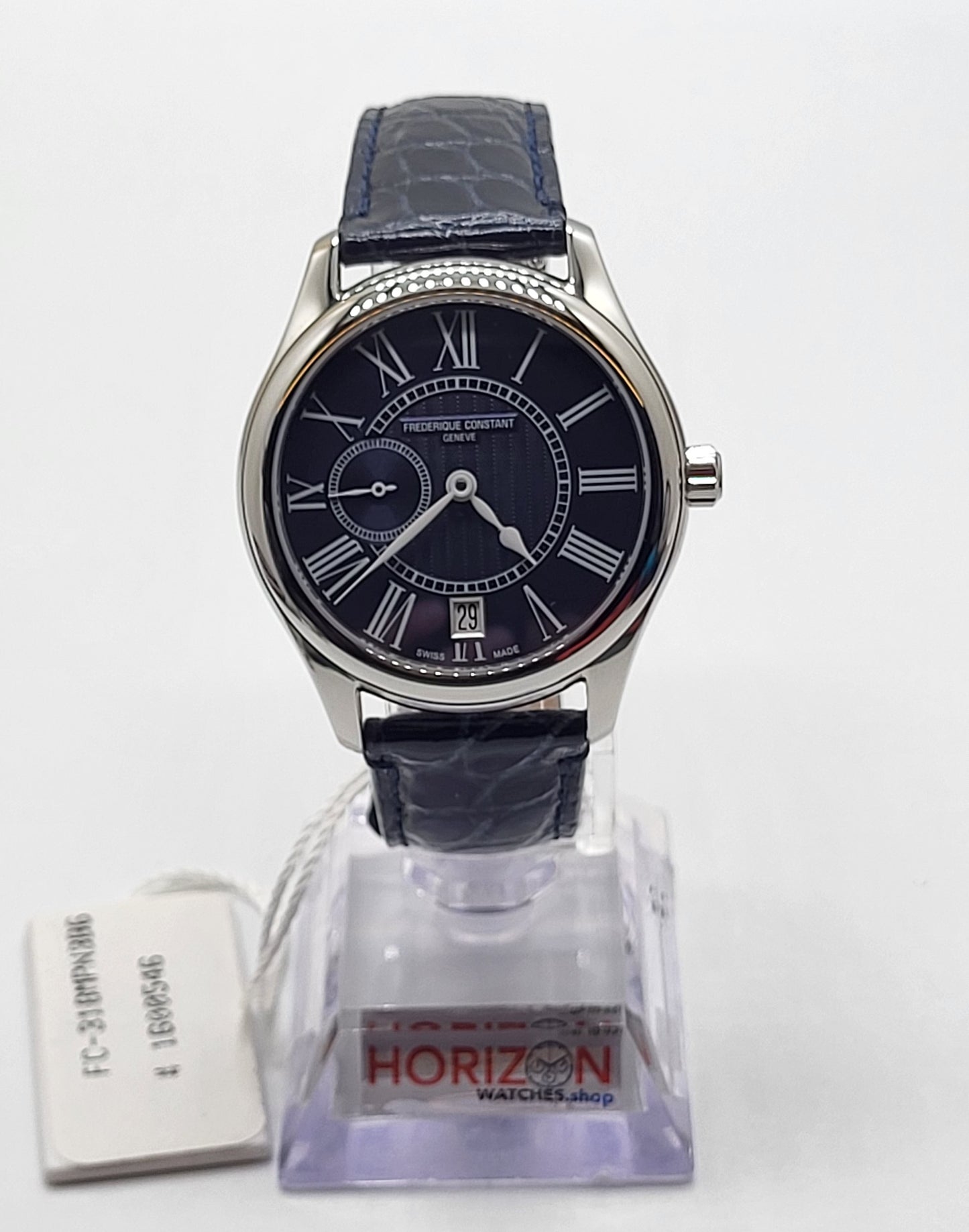 Frédérique Constant - Classic Blue Leather Women's Automatic Watch FC-318MPN3B6