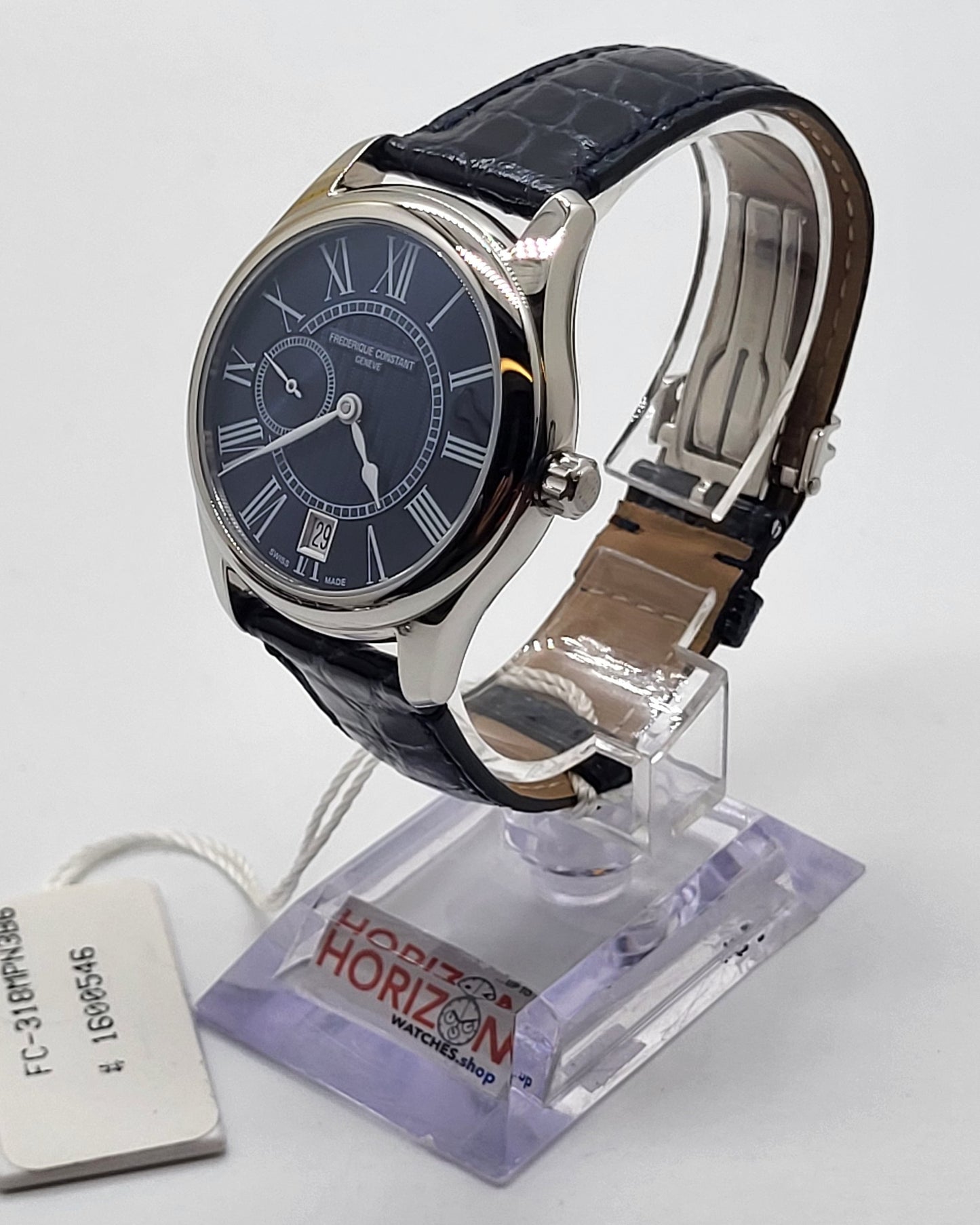 Frédérique Constant - Classic Blue Leather Women's Automatic Watch FC-318MPN3B6