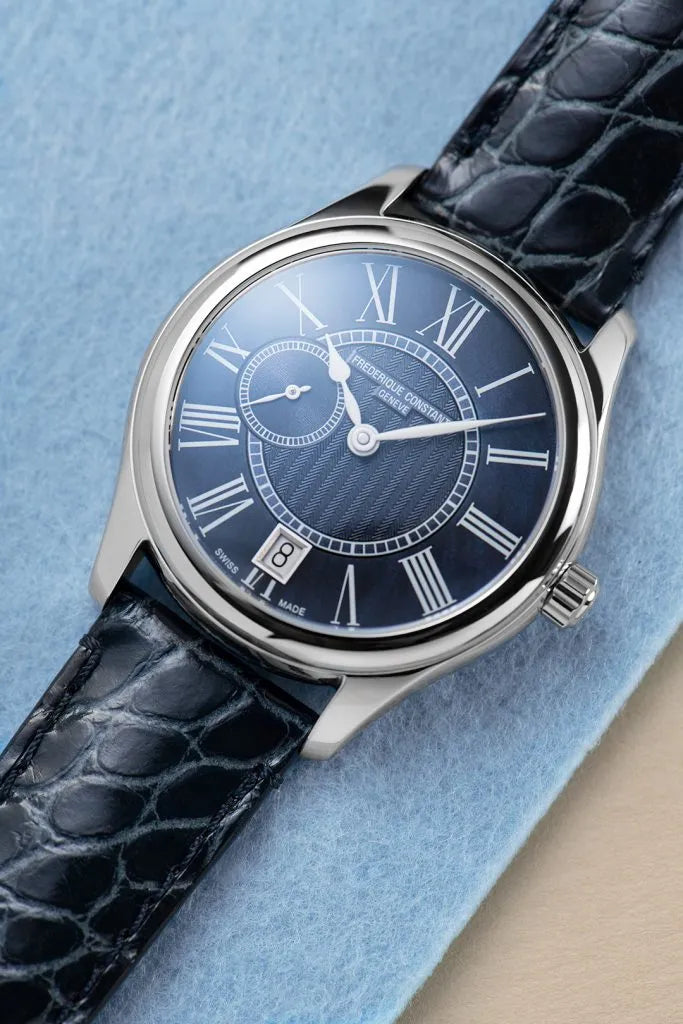 Frédérique Constant - Classic Blue Leather Women's Automatic Watch FC-318MPN3B6