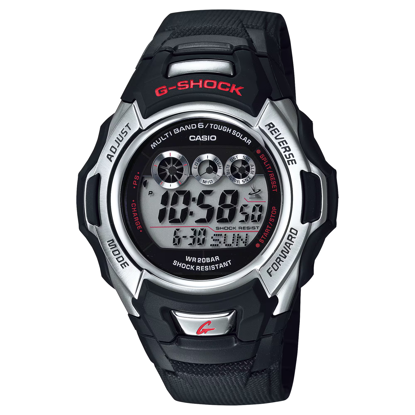 Casio Tough Solar Atomic Digital Men's Quartz Watch - GWM500A-1