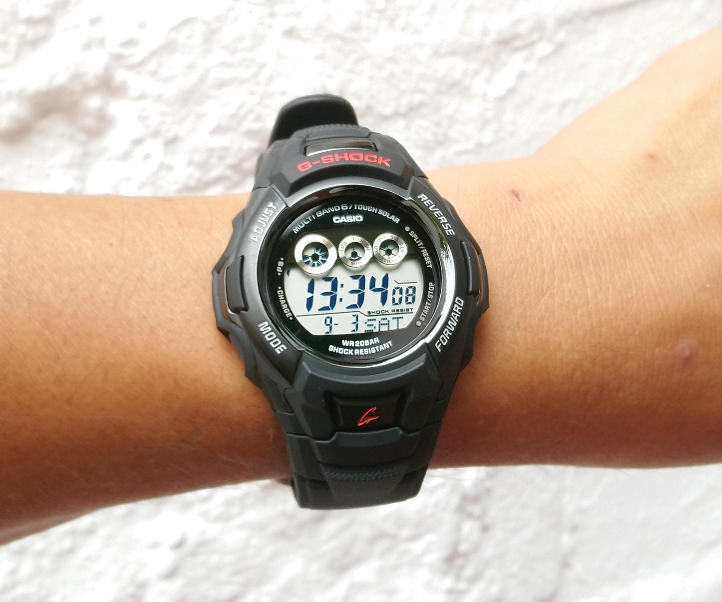 Casio Tough Solar Digital Men's Quartz Watch - GW-M530A-1CR
