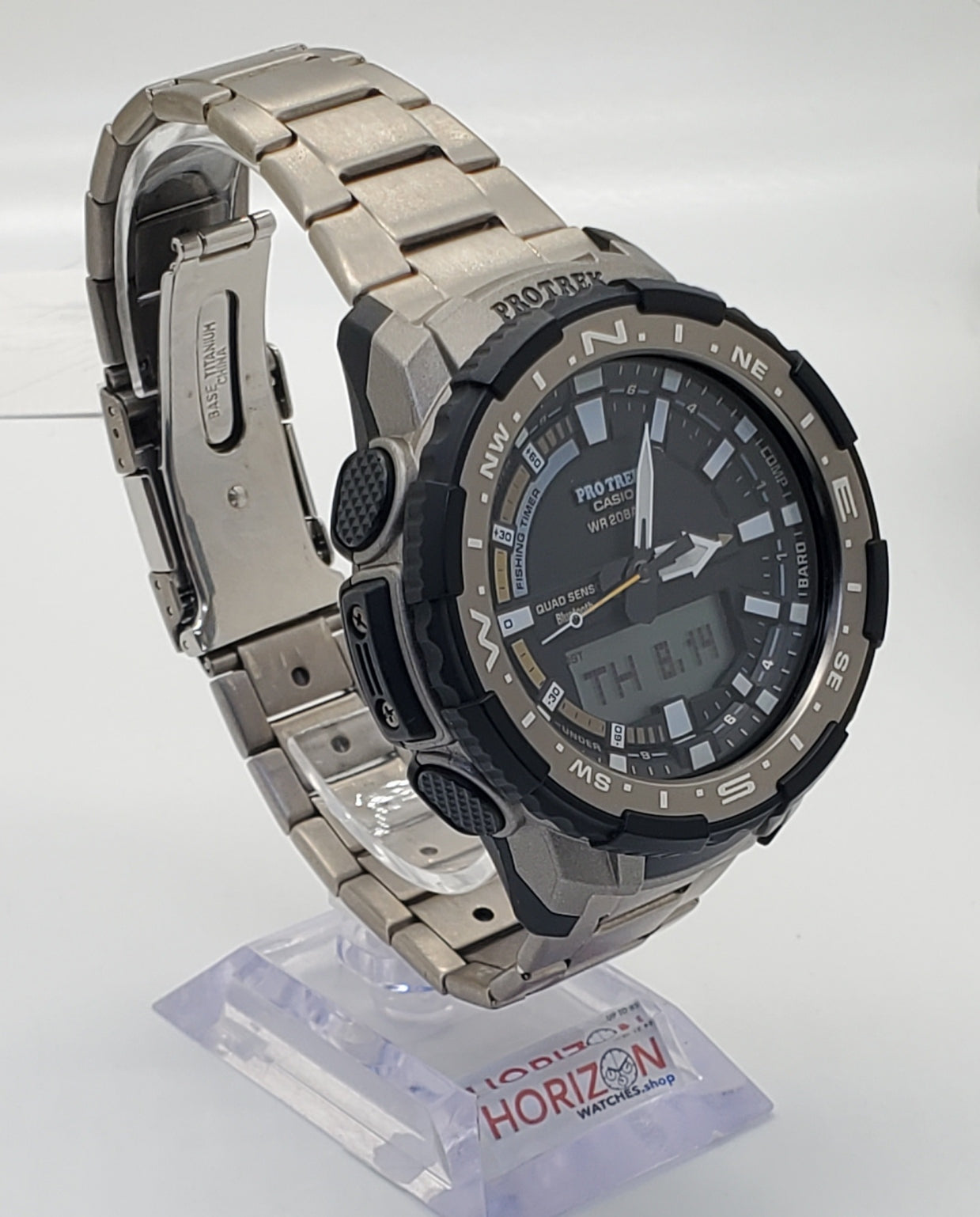 Casio Multifield Titanium Digital Sport Men's Quartz Watch PRTB70T-7