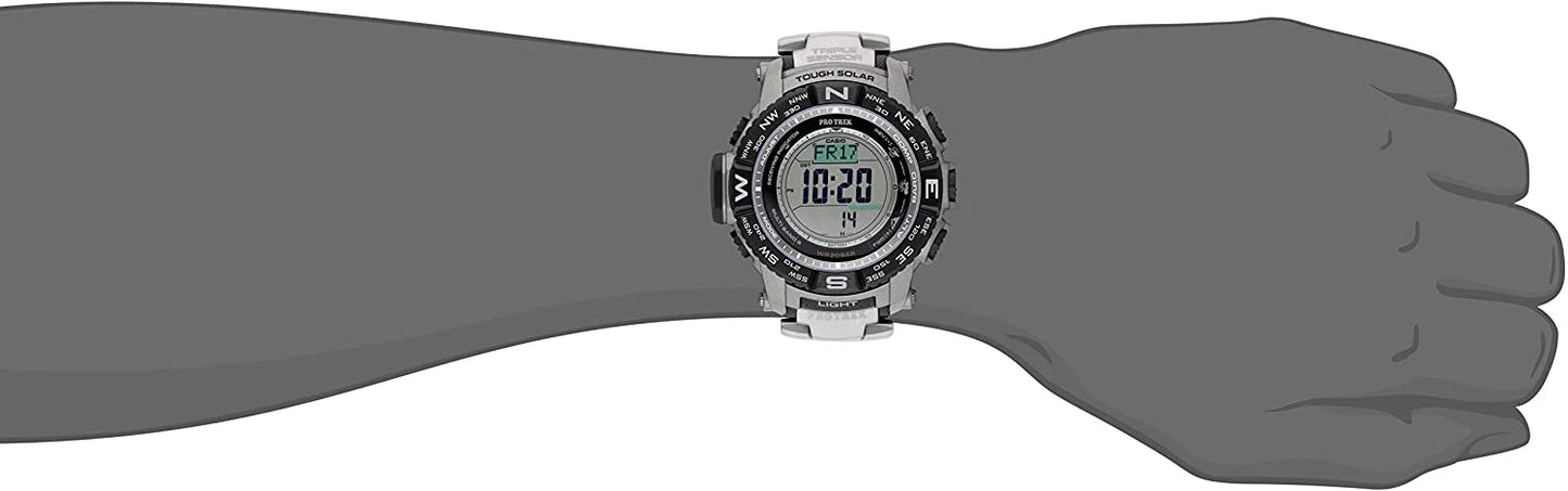 Casio Multifield Stainless Digital Sport Men's Quartz Watch PRW3500T-7