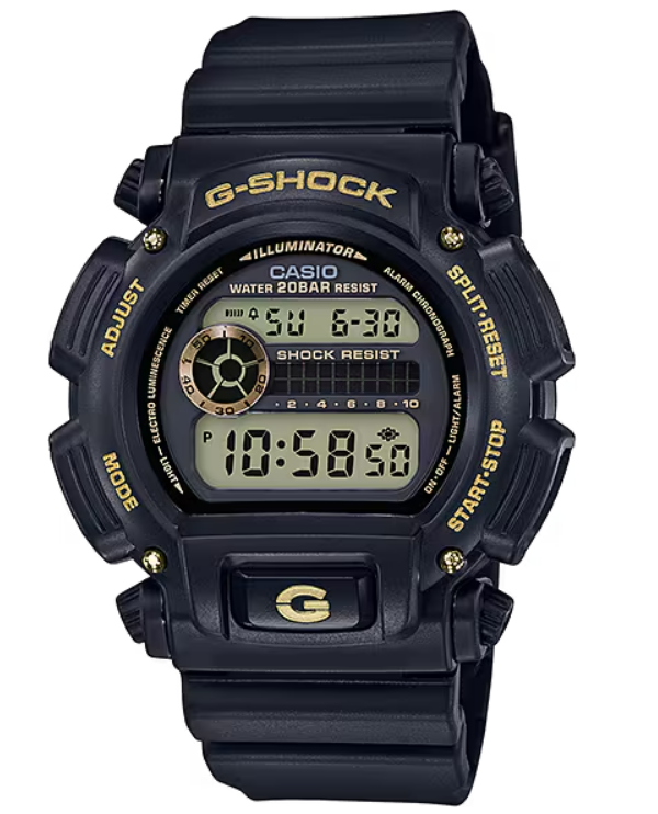Casio - G-Shock, Black Classic Digital Shock Resistant Watch DW9052GBX-1A4
