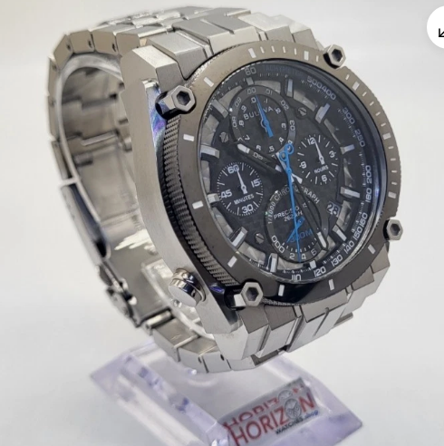 Bulova - Precisionist, Chronograph Stainless Steel Quartz Mens Watch - 98B405