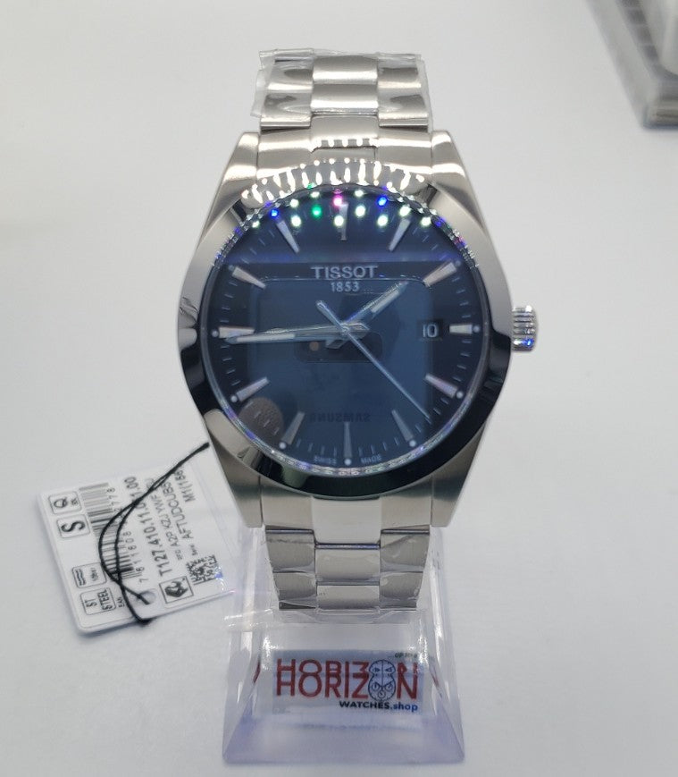 TISSOT Classic Stainless Black Dial Swiss Men's Quartz Watch T127.410.11.051.00