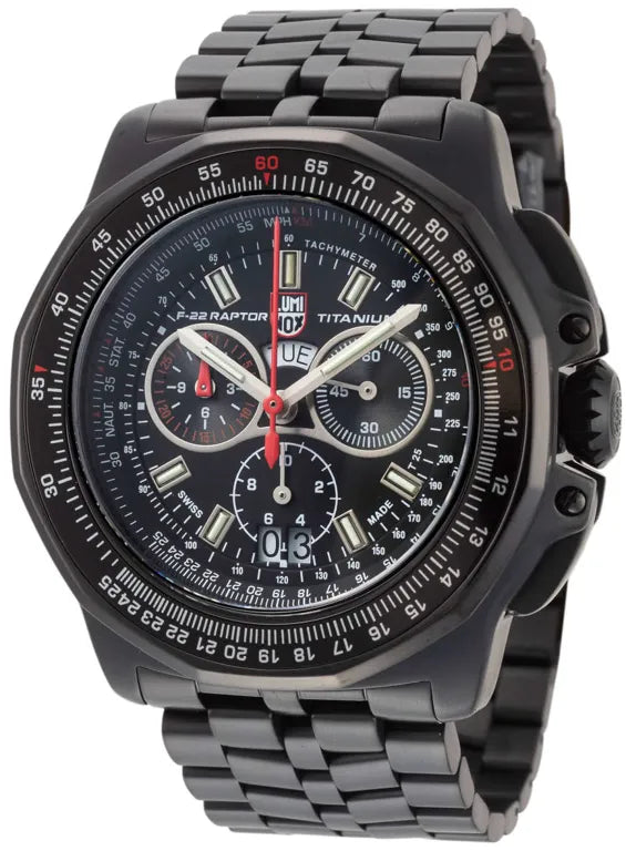 Luminox F-22 Raptor Black Titanium Men's Quartz Watch XA.9272