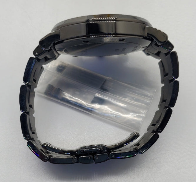 Gucci G-Chrono Black Stainless Steel Men's Quartz Watch YA101331(USED)
