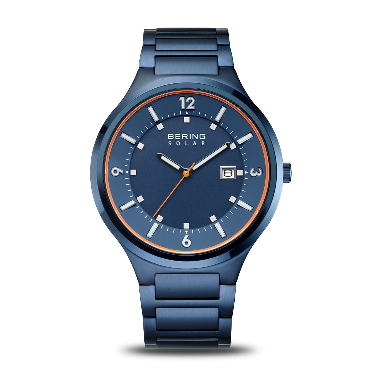 Bering - Classic Dark Blue Stainless Men's Quartz Watch - 14442-797