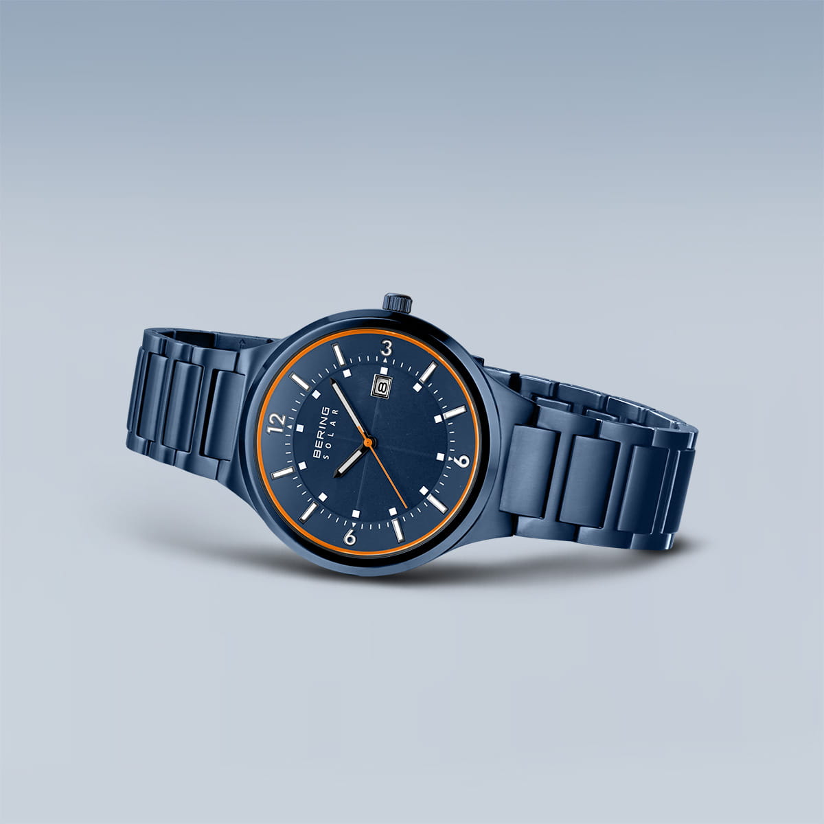 Bering - Classic Dark Blue Stainless Men's Quartz Watch - 14442-797