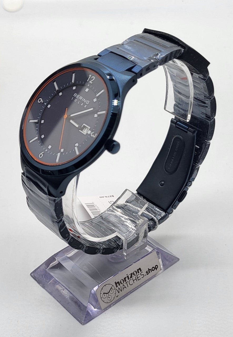 Bering - Classic Dark Blue Stainless Men's Quartz Watch - 14442-797