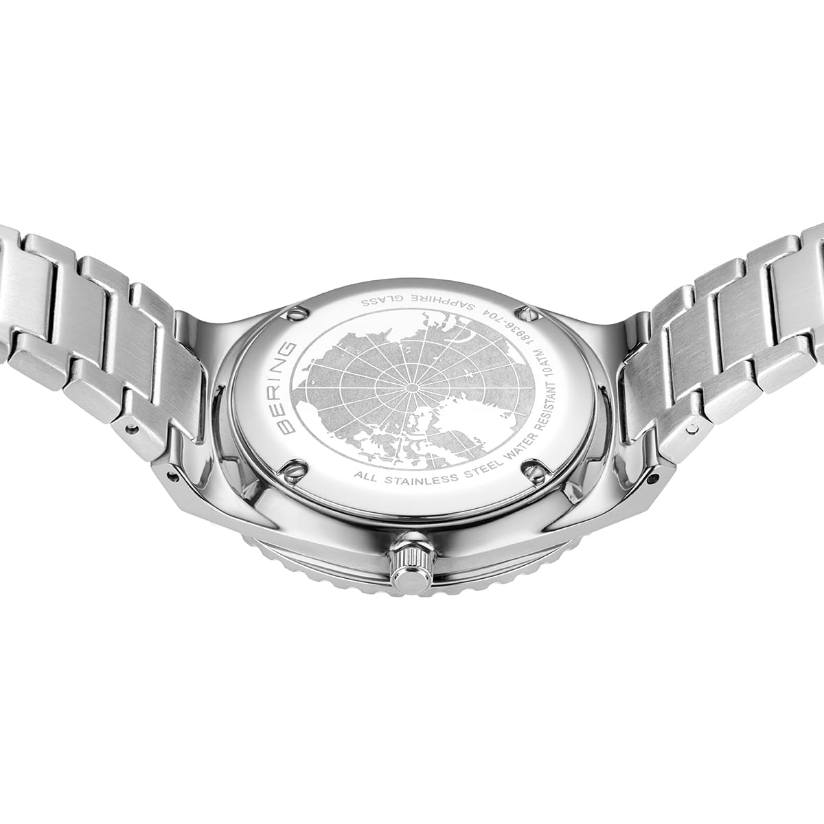Bering - Arctic Sailing Gemmed Stainless Women's Quartz Watch - 18936-704-C