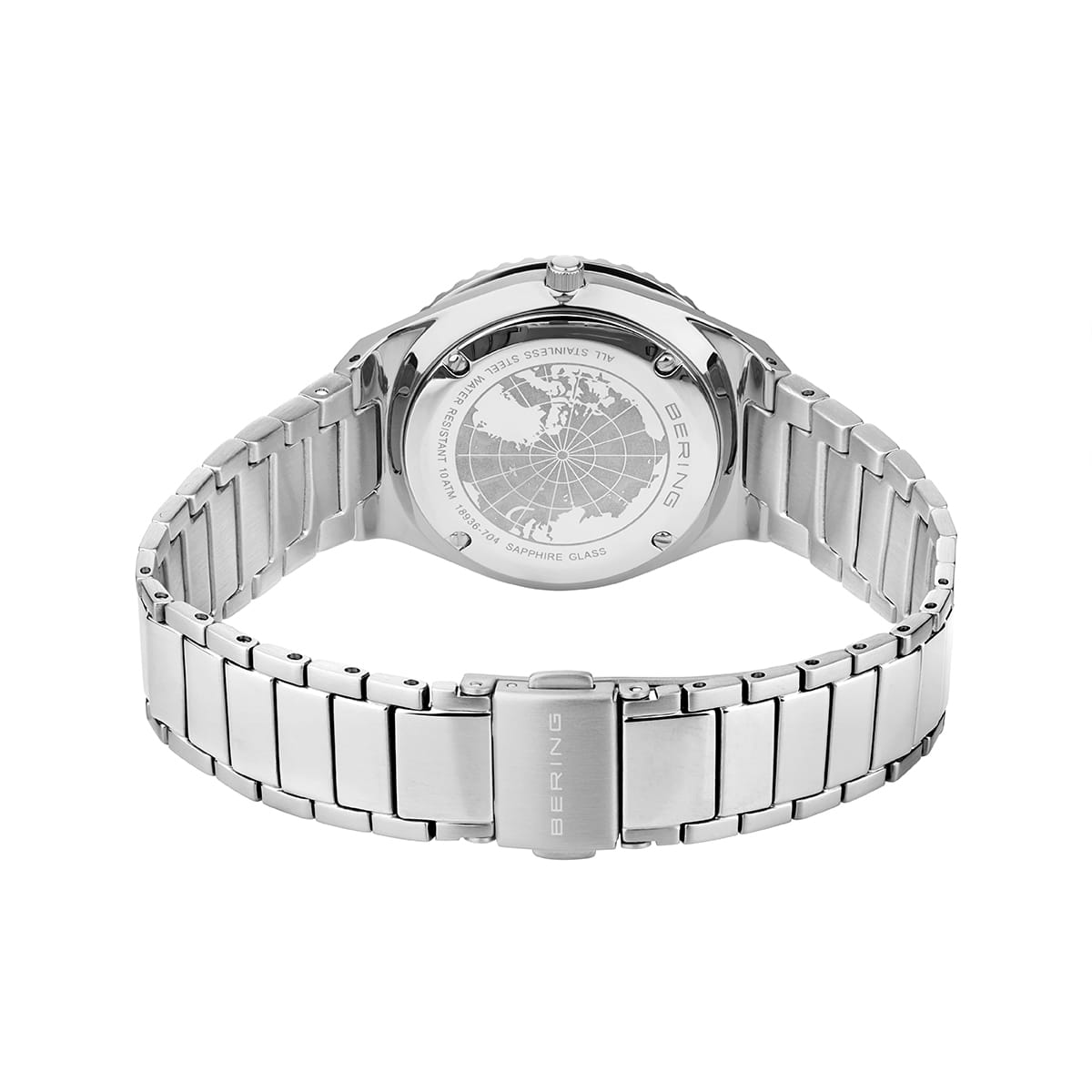 Bering - Arctic Sailing Gemmed Stainless Women's Quartz Watch - 18936-704-C
