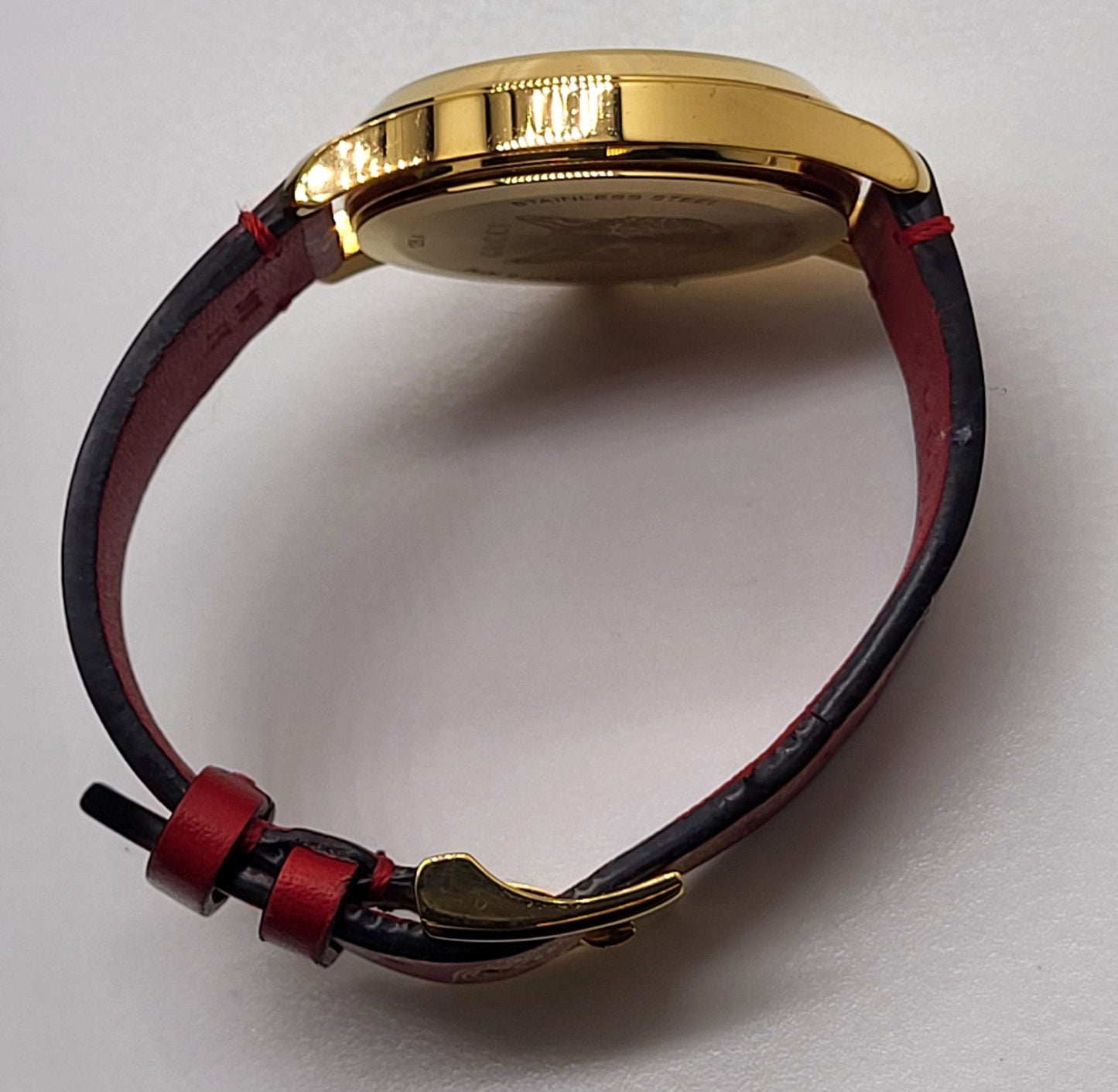 Gucci G-Timeless Red Butterfly Leather Strap Watch YA1264054