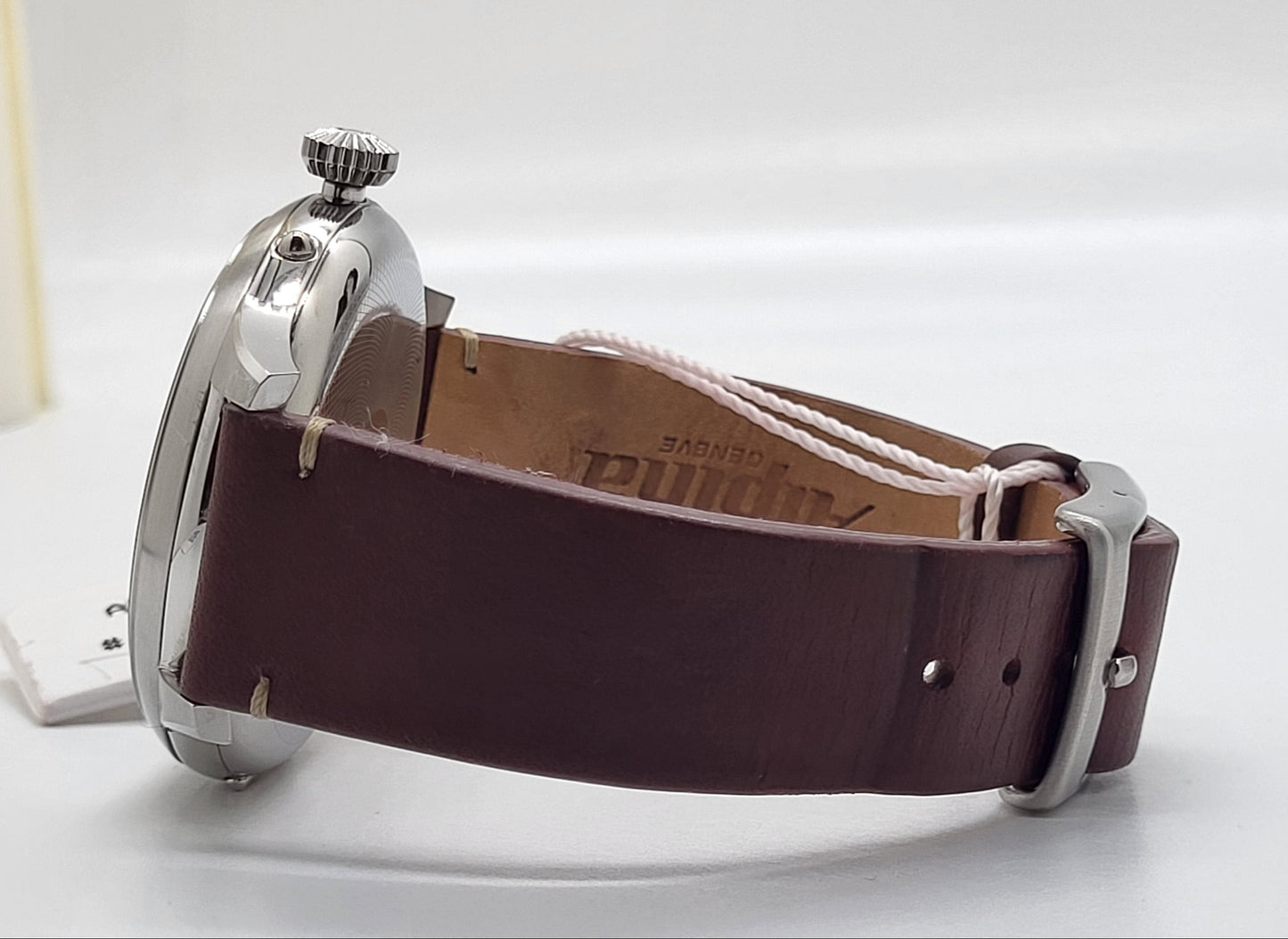 Alpina - Startimer, Stainless Steel Brown Leather Men's Automatic Watch - AL525KBG4SH6(USED)
