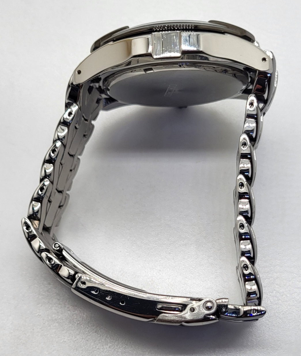 Seiko Two-Tone Solar Silver Chrono Men's Quartz Watch - SSC635