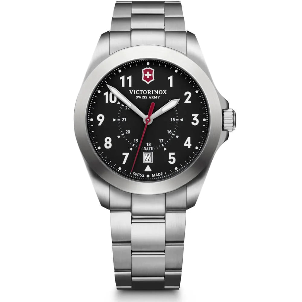 Victorinox - Heritage, Swiss Army Black Stainless Men's Quartz Watch - 241968(USED)