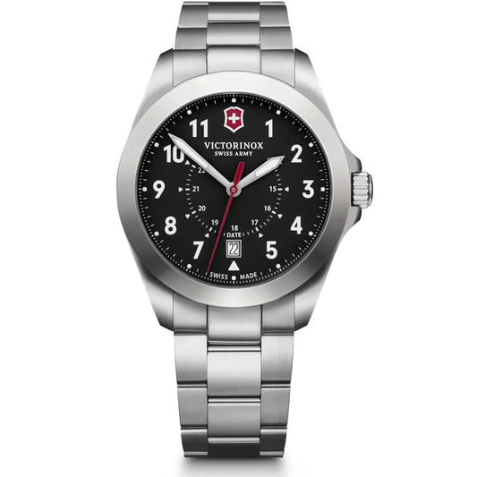 Victorinox - Heritage, Swiss Army Black Stainless Men's Quartz Watch - 241968(USED)